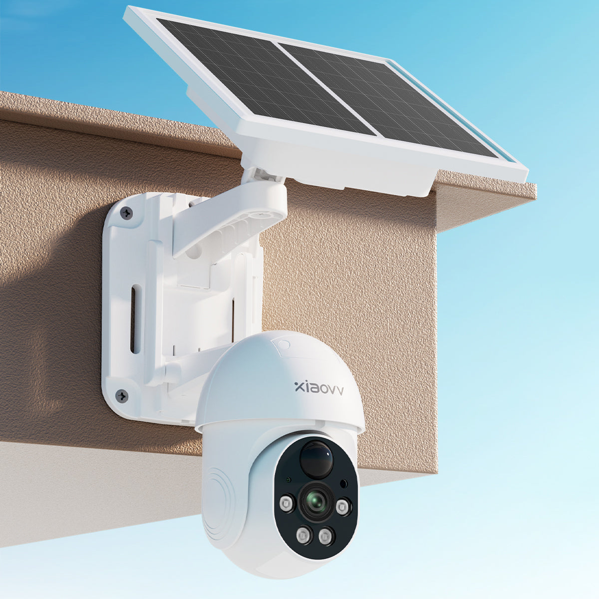 XIAOVV P6 1080P Wireless Outdoor Solar Security Camera