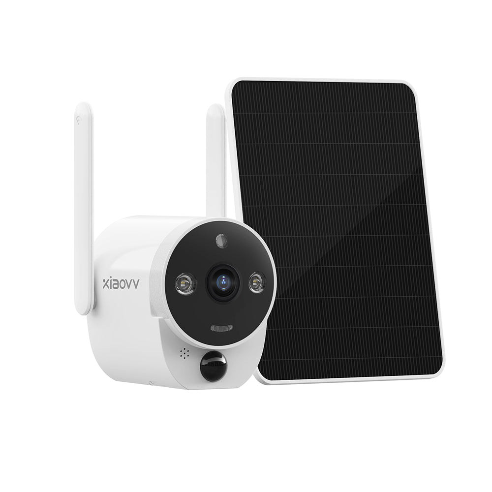 Outdoor Solar Bullet Security Cameras with Night Vision