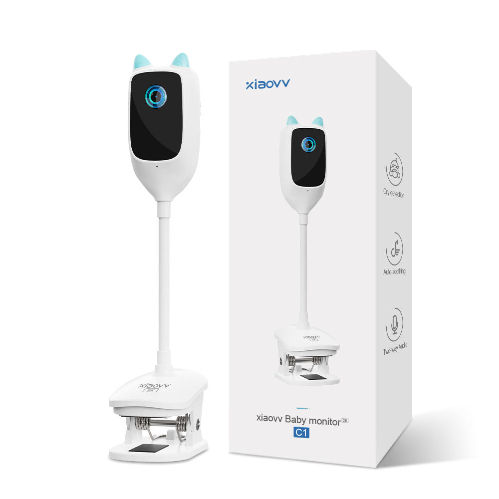 XIAOVV Smart Baby Monitor, Sleep Tracking and True Crying Detection