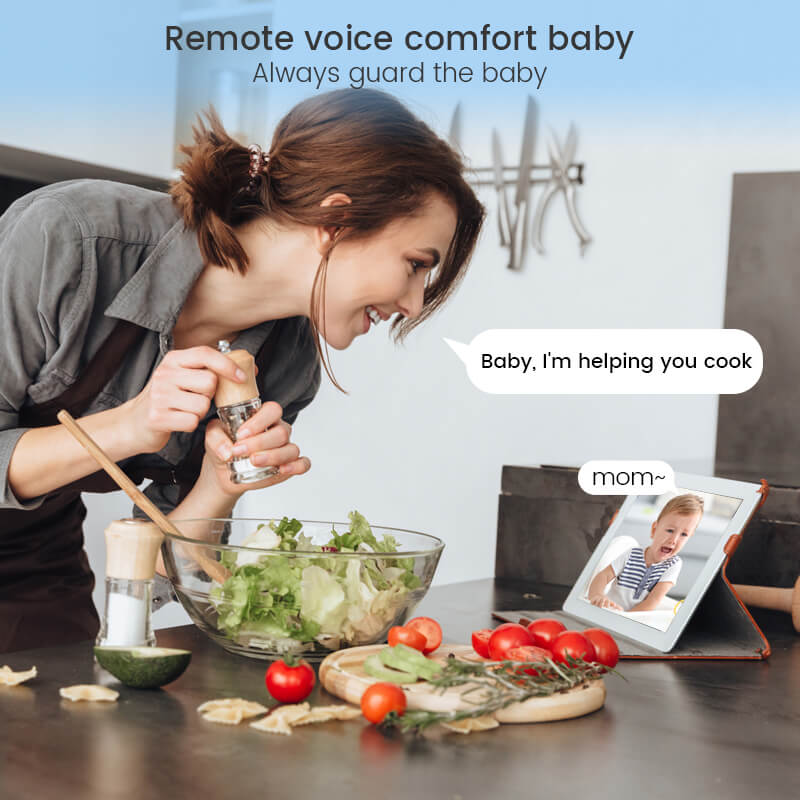 XIAOVV Smart Baby Monitor, Sleep Tracking and True Crying Detection