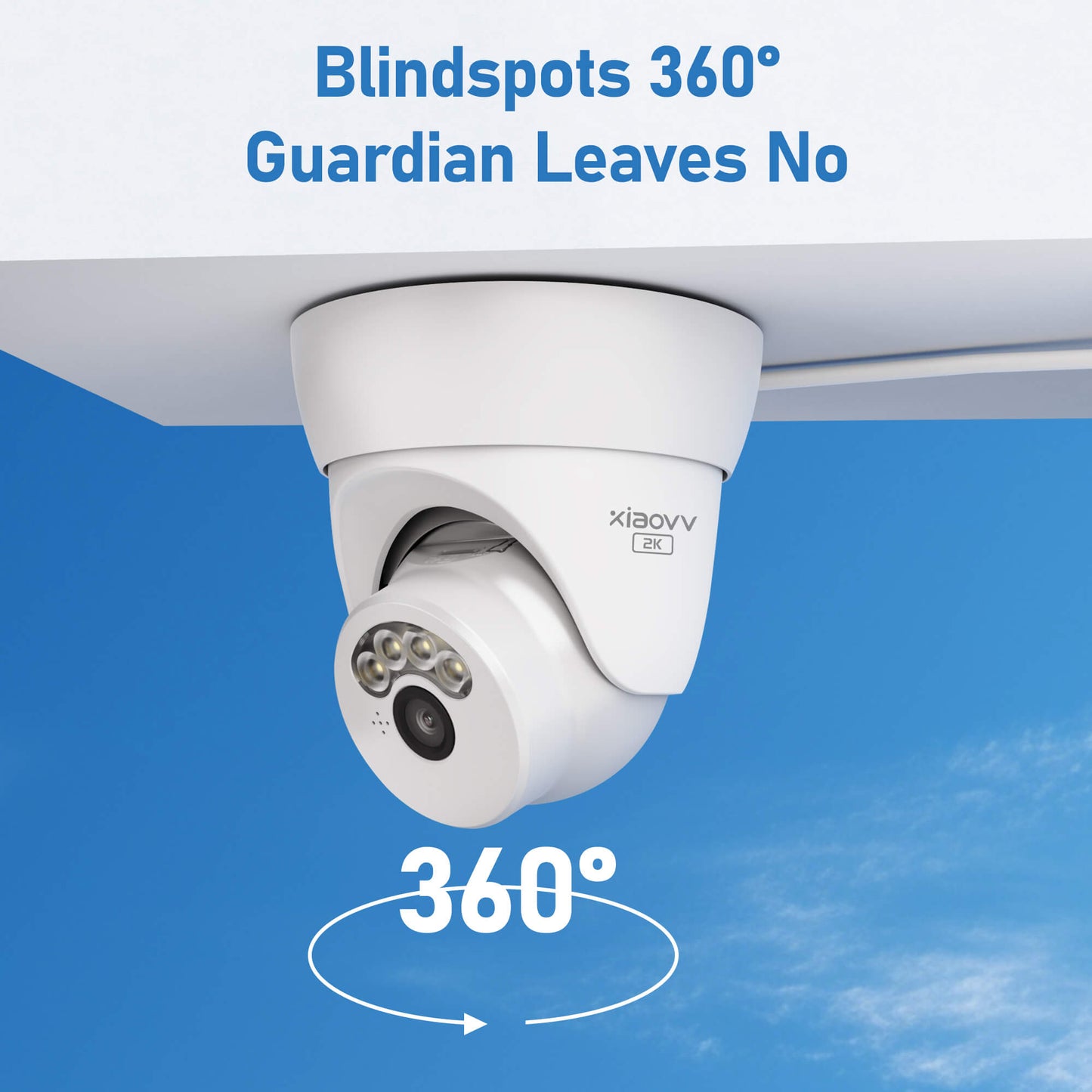 XIAOVV Q3 PTZ 3MP Dome Smart Cmaera