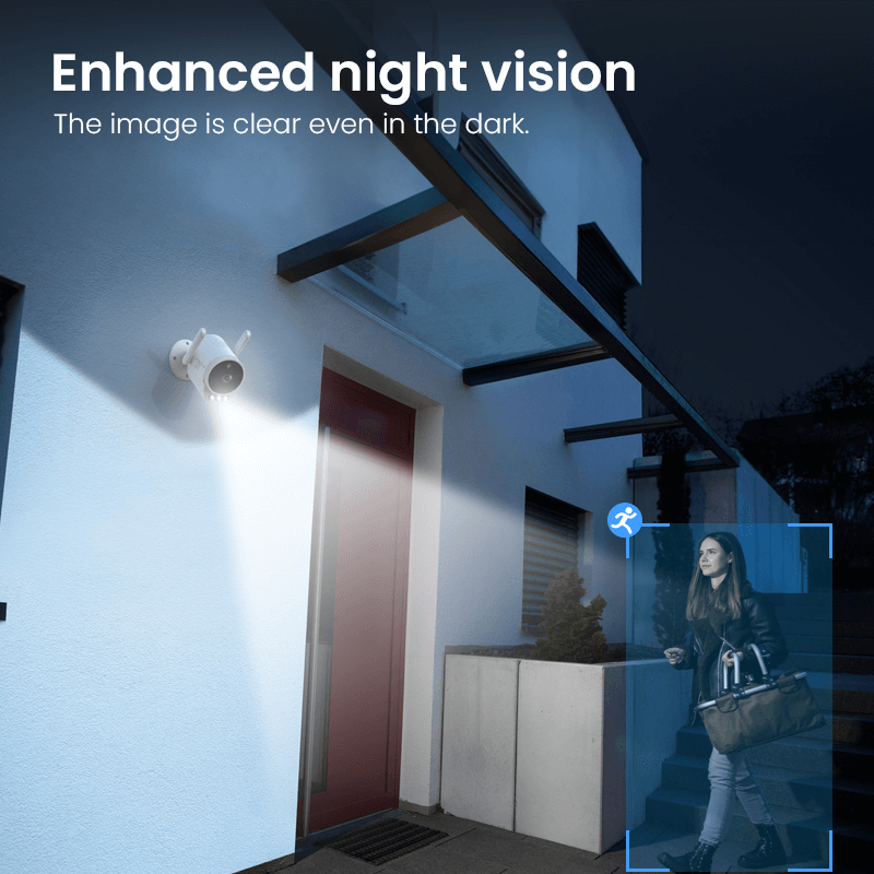 XIAOVV B10 3MP Wide-Angle Outdoor Camera with Night Vision