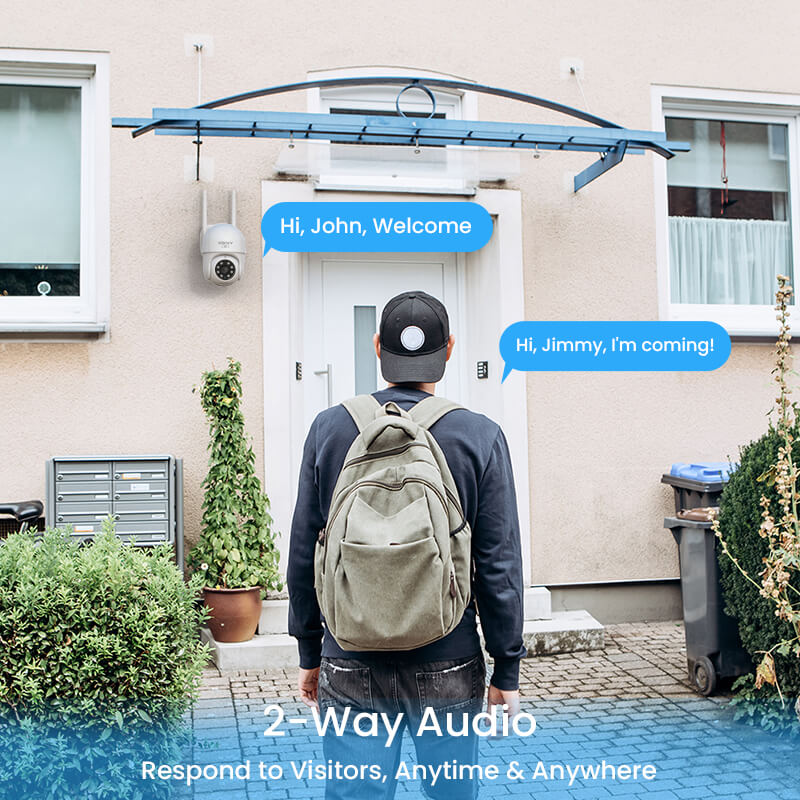 XIAOVV P1 Outdoor-PTZ-Kamera mit Infrarot-Nachtsicht