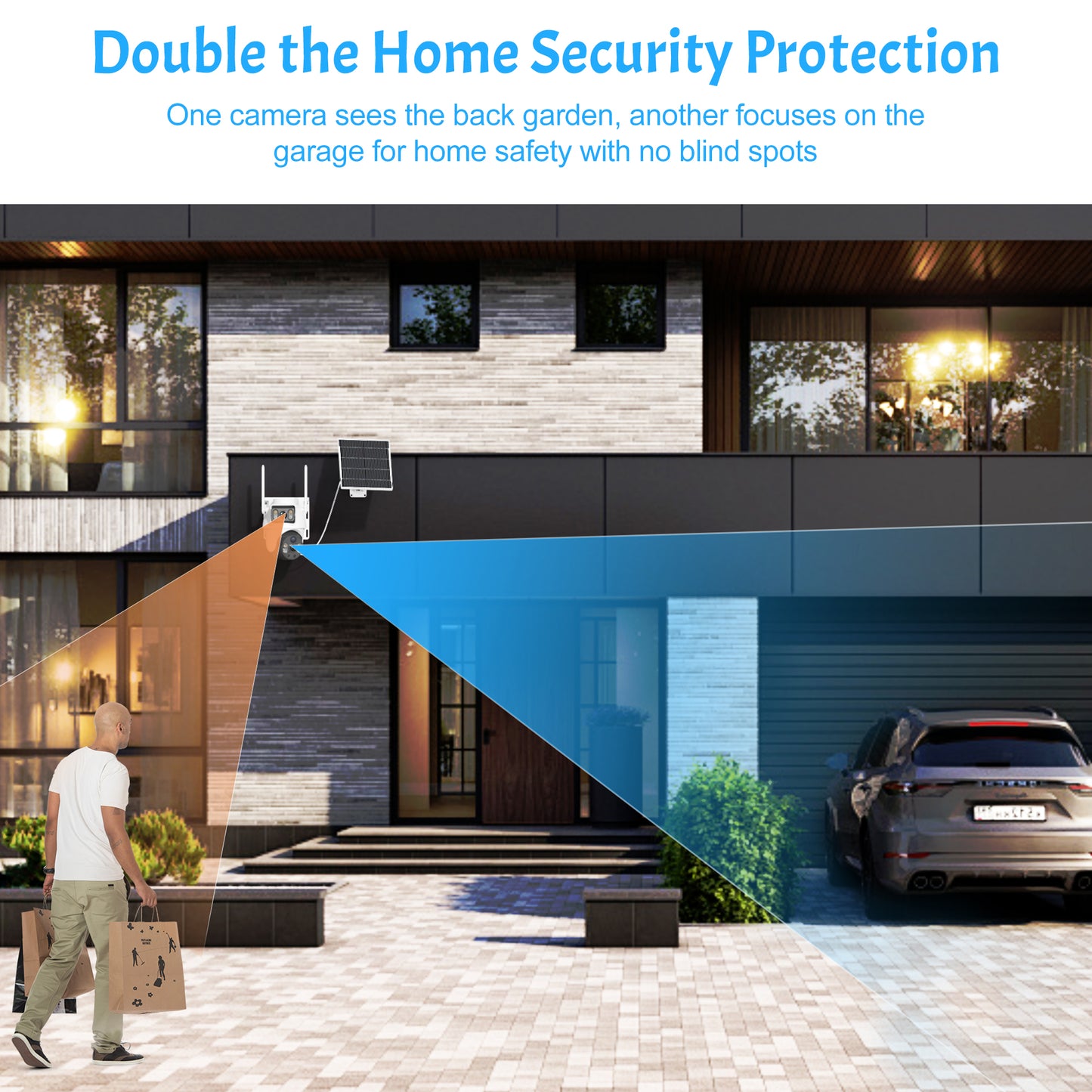 XIAOVV BP9 4G LTE Outdoor PTZ Solar Dual Lens Camera
