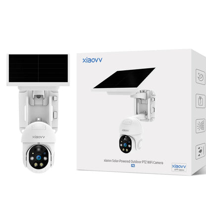 XIAOVV P6 1080P kabellose Solar-Überwachungskamera für den Außenbereich