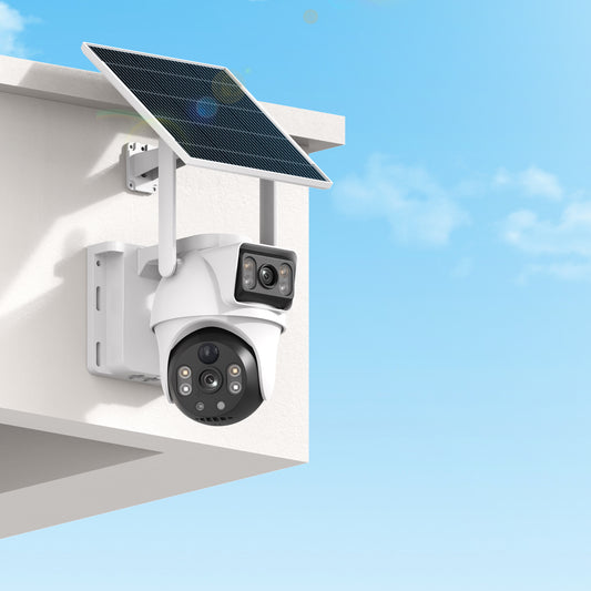 XIAOVV 4G LTE Outdoor Security Camera with Color Night Vision