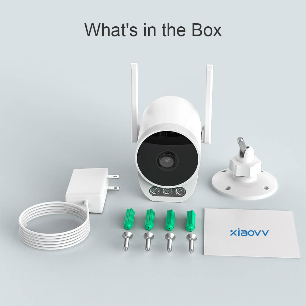 XIAOVV B10 3MP Wide-Angle Outdoor Camera with Night Vision