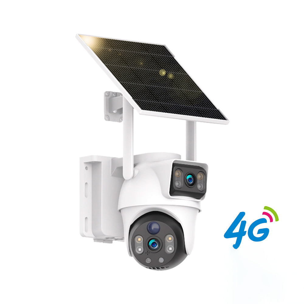 XIAOVV BP9 4G LTE Outdoor PTZ Solar Dual Lens Camera