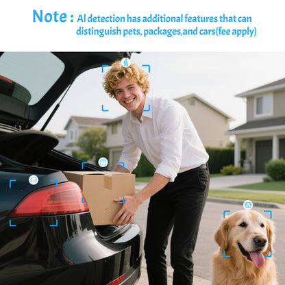 XIAOVV 4G LTE Outdoor Security Camera with Color Night Vision