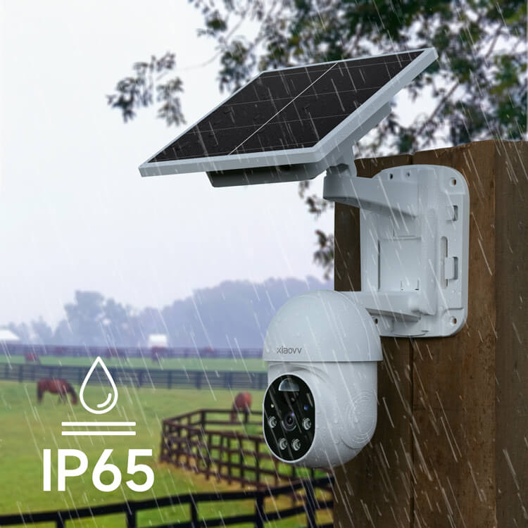 XIAOVV P6 1080P Wireless Outdoor Solar Security Camera