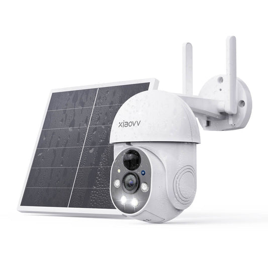 XIAOVV P6 1080P Wireless Outdoor Solar Security Camera