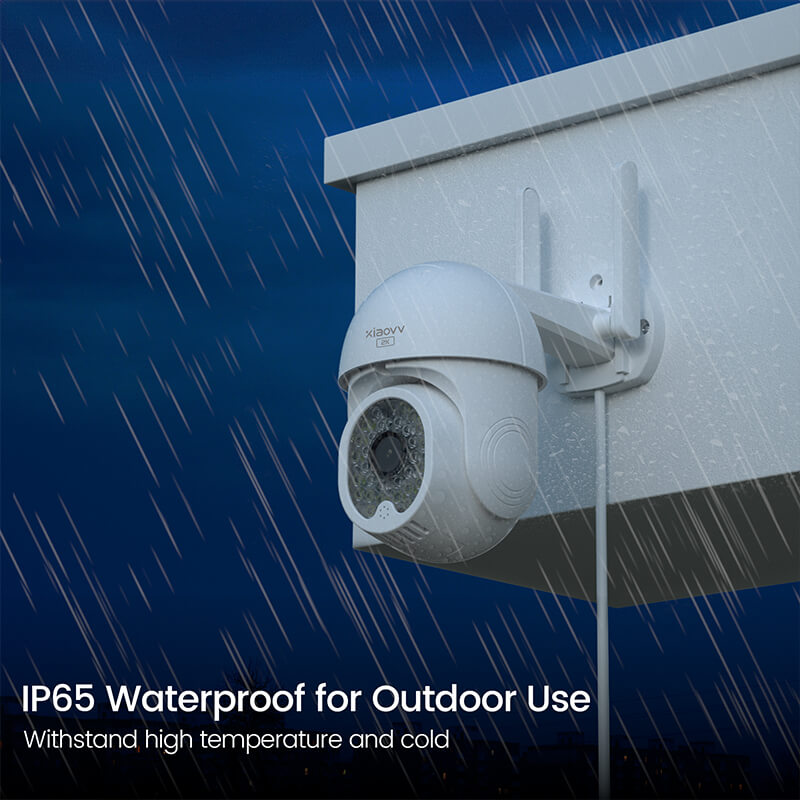 High-Resolution 3MP Outdoor Waterproof Camera with Full-Color Night Vision